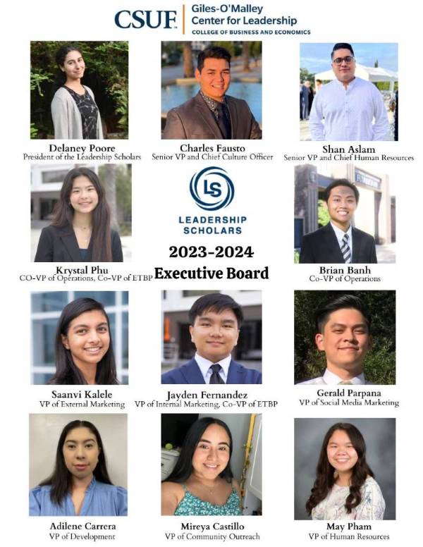 2023 - 2024 Leadership Scholars Board