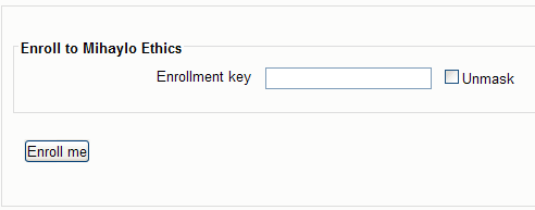 Enrollment Key