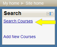 Search Courses