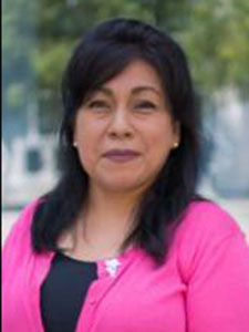 Female with Pink Shirt and black hair