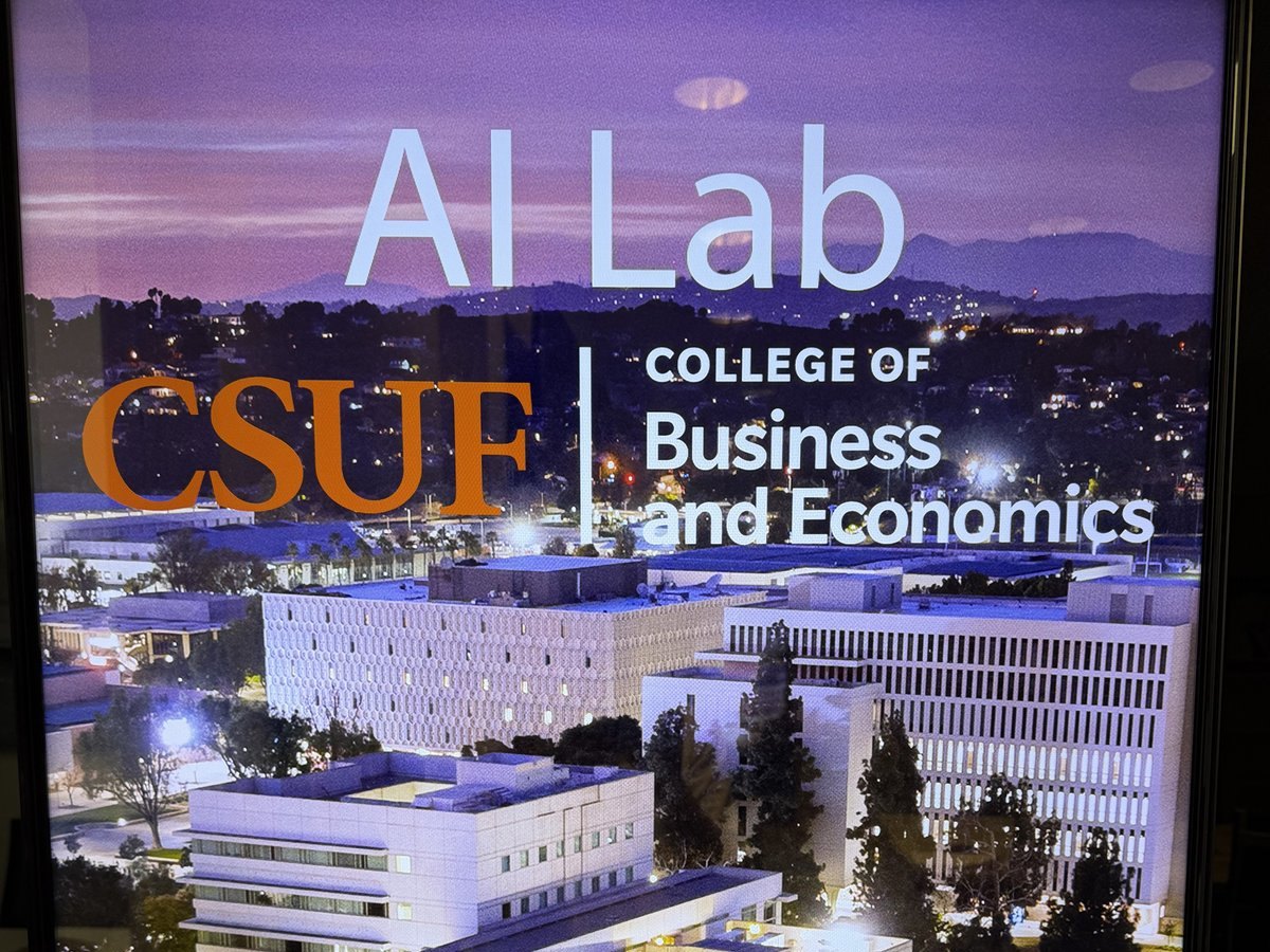 Innovation and AI Lab signage at the entrance to SGMH 4240