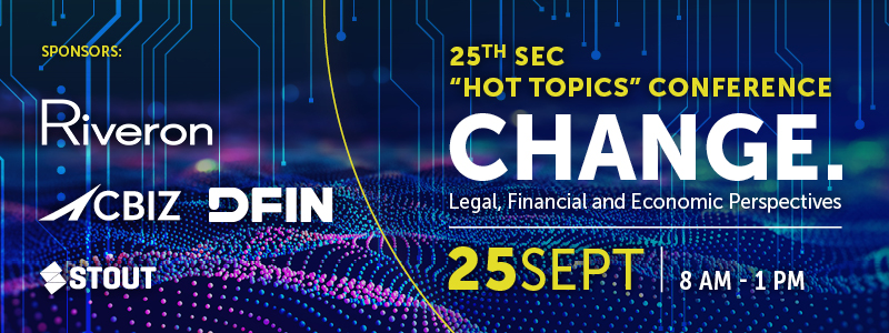 SEC "Hot Topics" Conference: About the Conference Banner