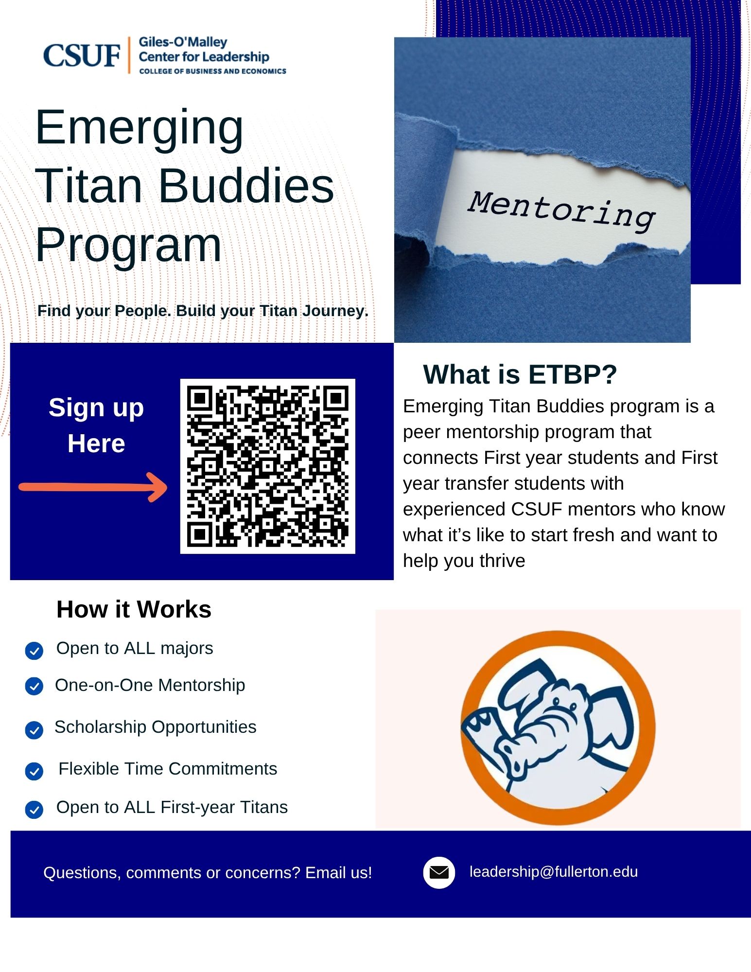 Emerging Titan Buddies Flyer